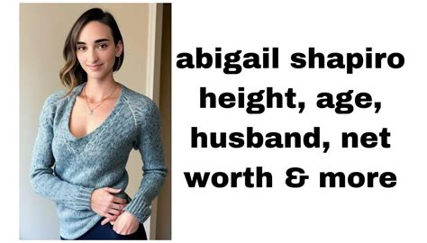 Abigail Shapiro Age, Husband, Height, Net Worth